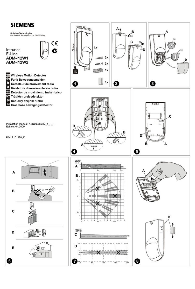 Siemens adm-i12w2 installation manual