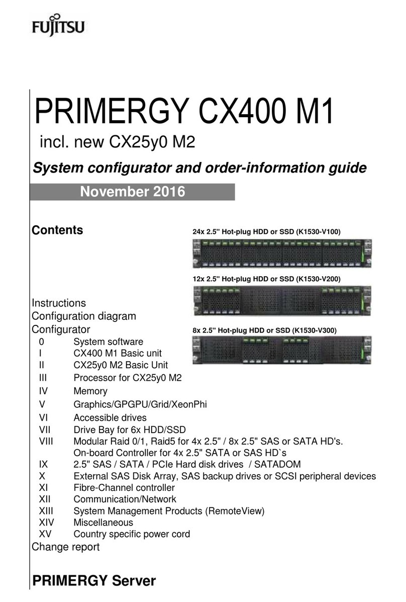 Fujitsu PRIMERGY CX400 M1 User guide