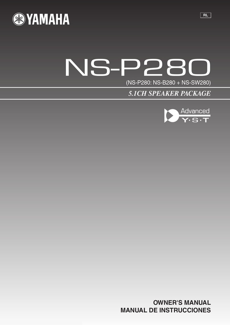 Yamaha NS-P280 User manual
