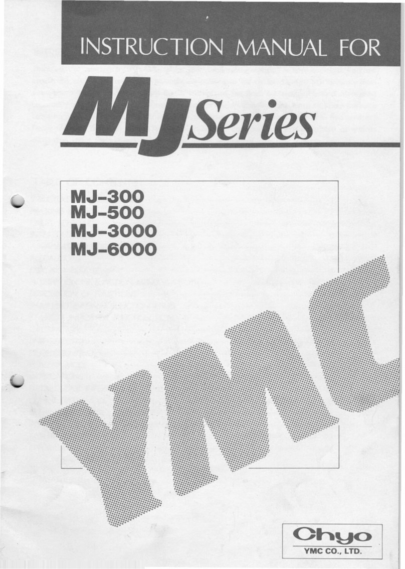 Chyo MJ-6000 instruction manual