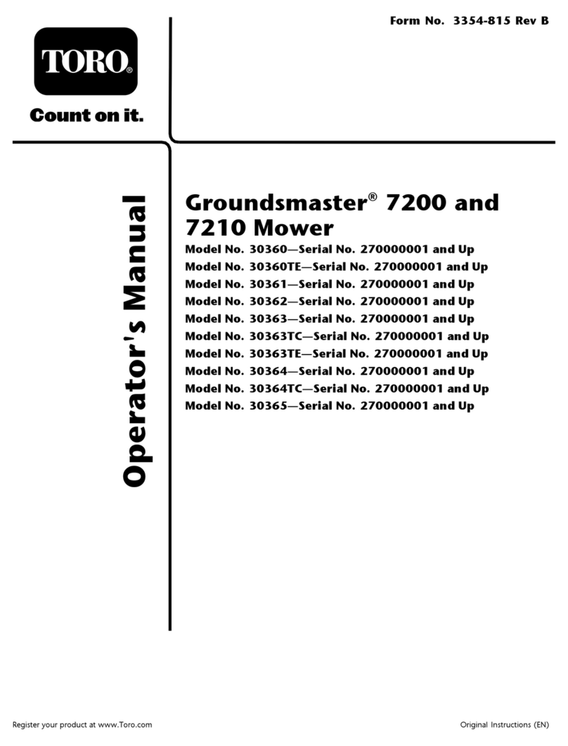 Toro groundmaster 7210 User manual