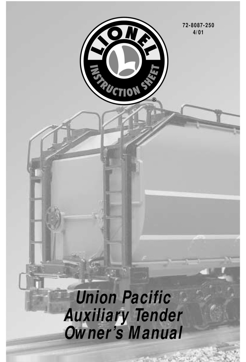Lionel Union Pacific User manual