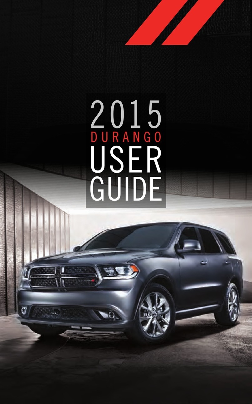 Dodge Durango 2015 User manual Dodge Durango 2015 User manual