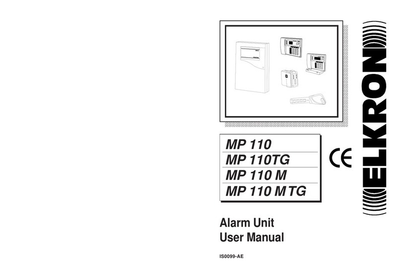 Elkron MP 110 M TG user manual
