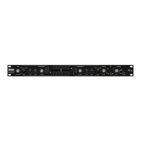 Rane MP 4 Operation manual