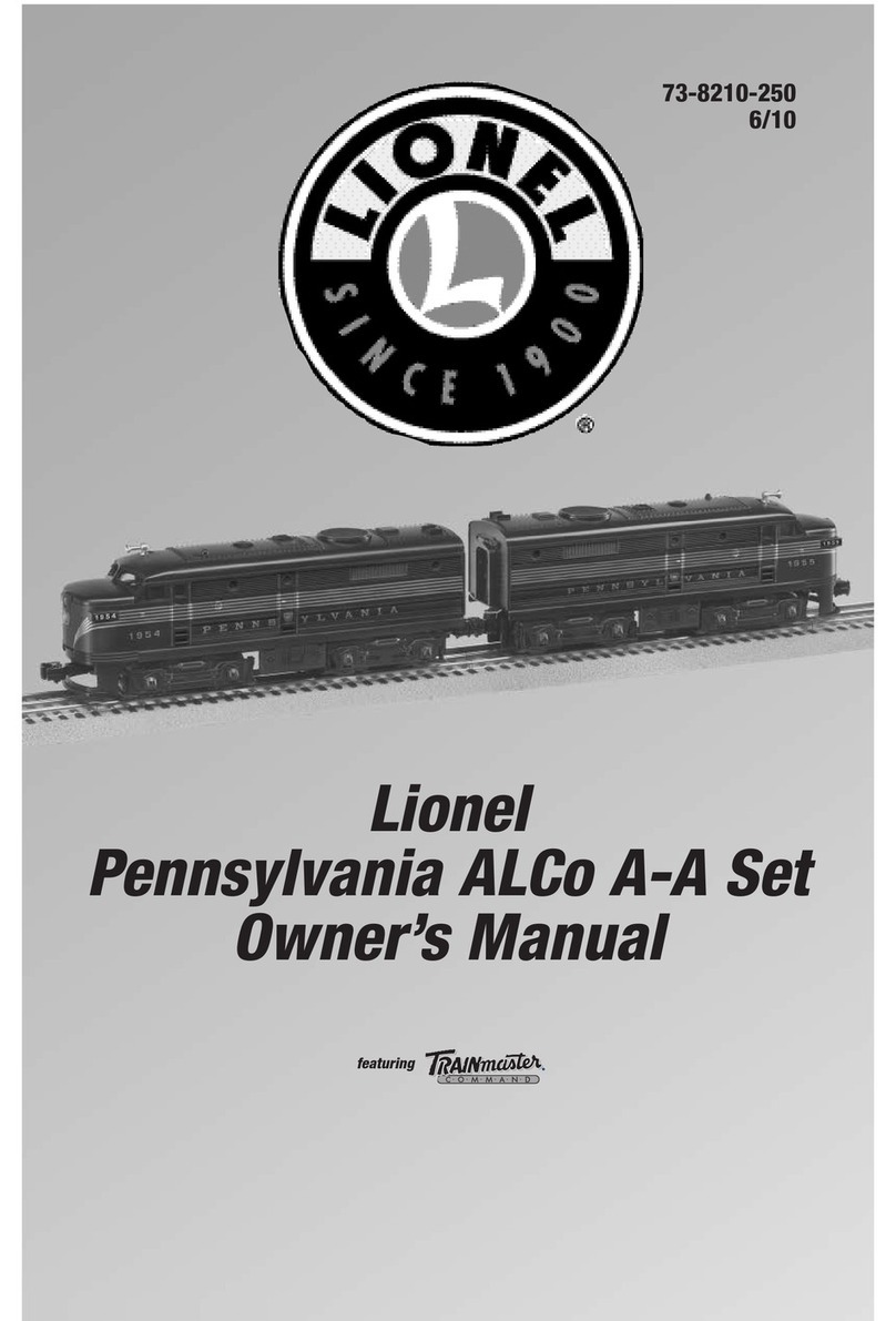 Lionel Pennsylvania ALCo A-A Set User manual