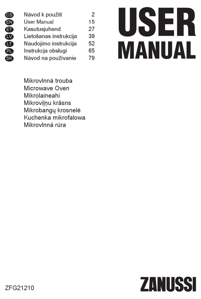Zanussi ZFG 21210 User manual Zanussi ZFG 21210 User manual