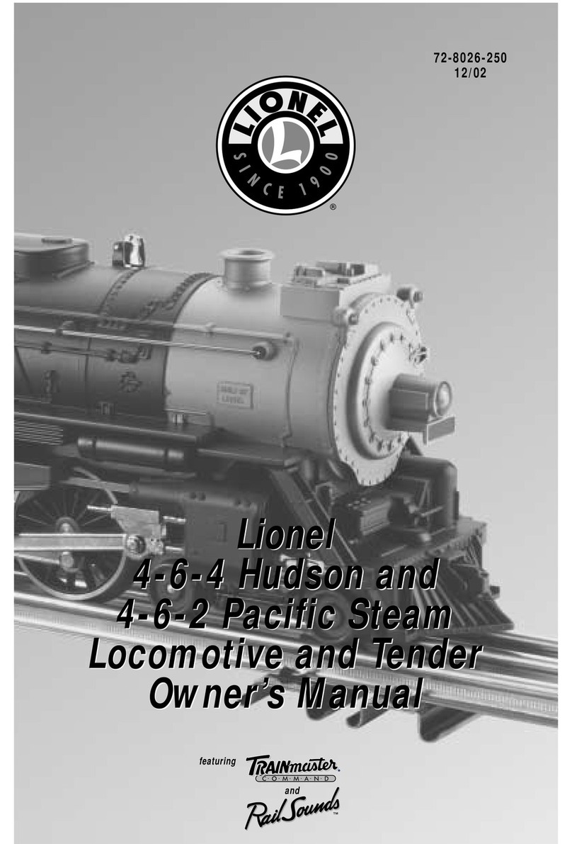 Lionel 4-6-2 Pacific User manual