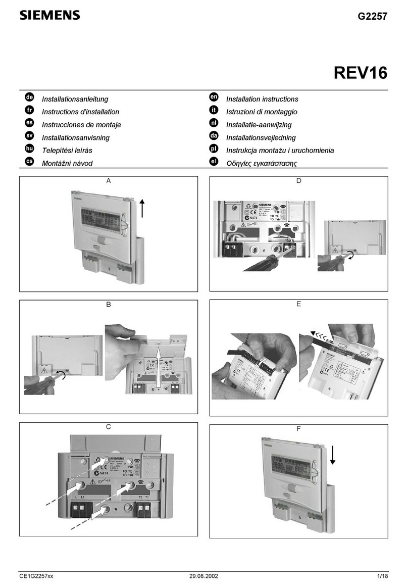Siemens G2257 User manual