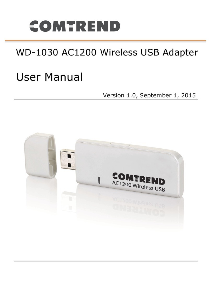 Comtrend Corporation WD-1030 User manual