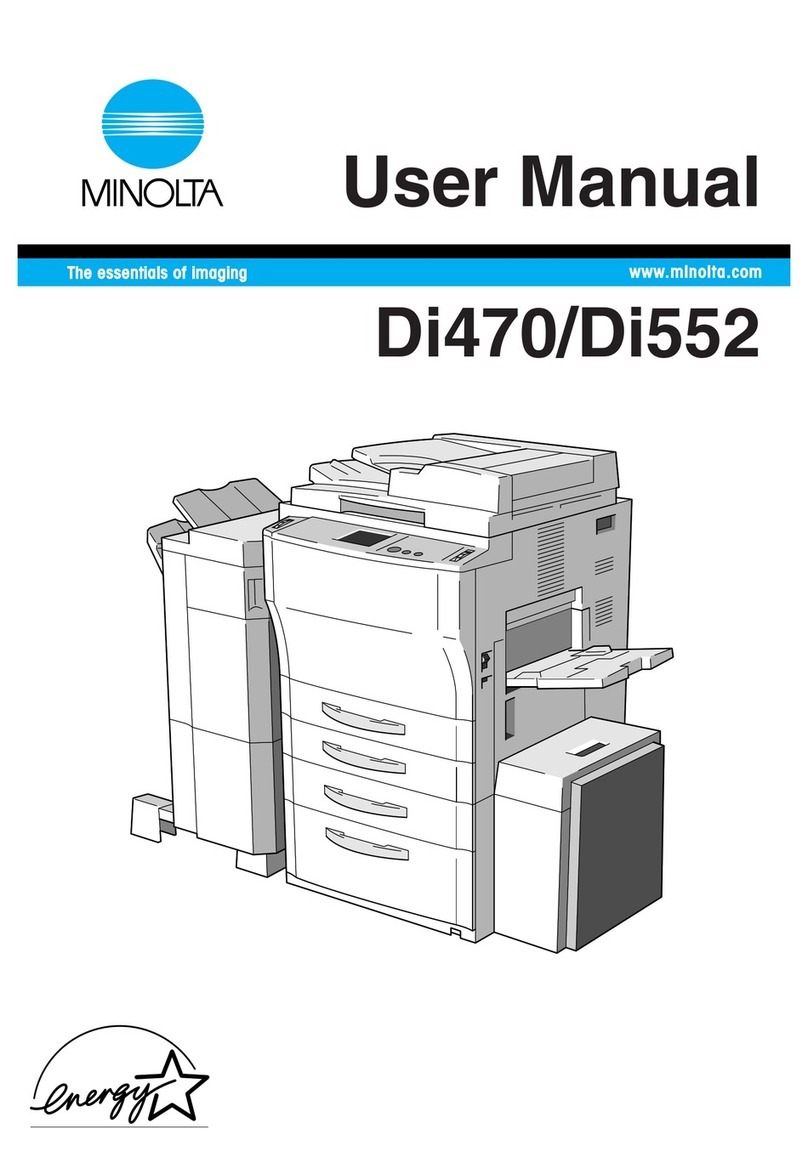 Minolta Di552 User manual