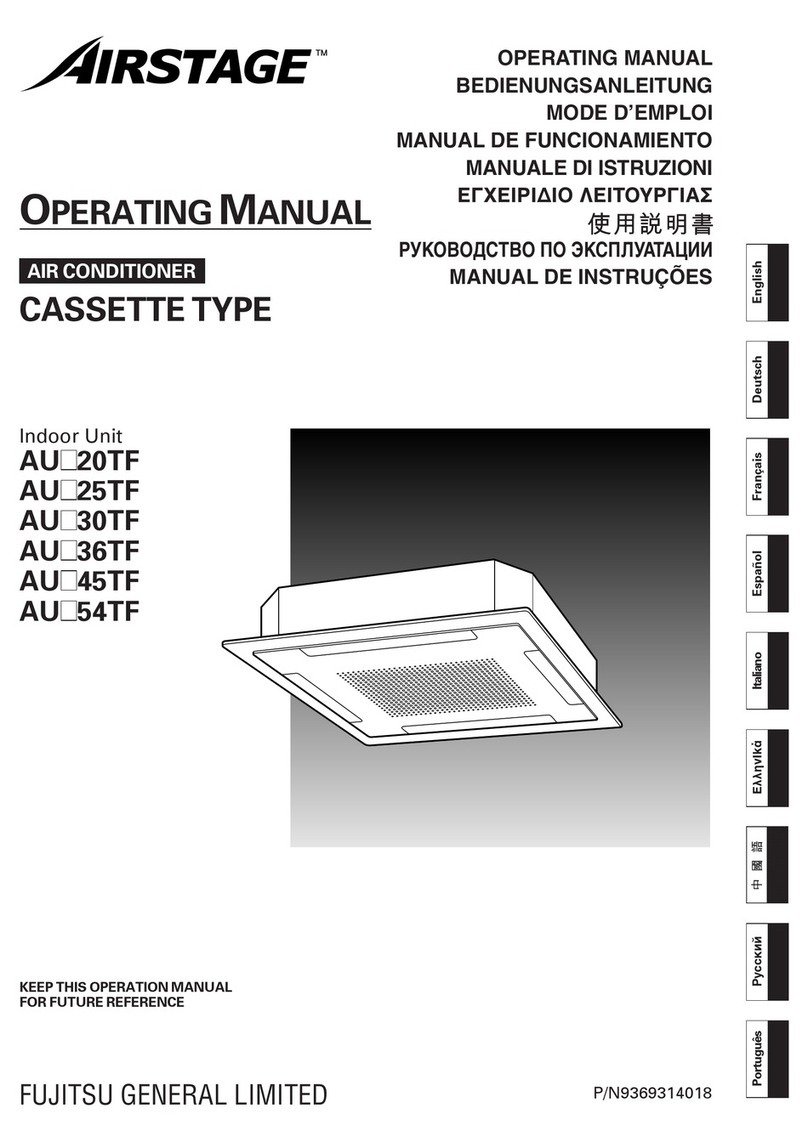 AirStage AU 54TF operating manual
