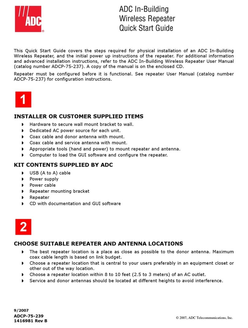 ADC ADCP-75-237 quick start guide