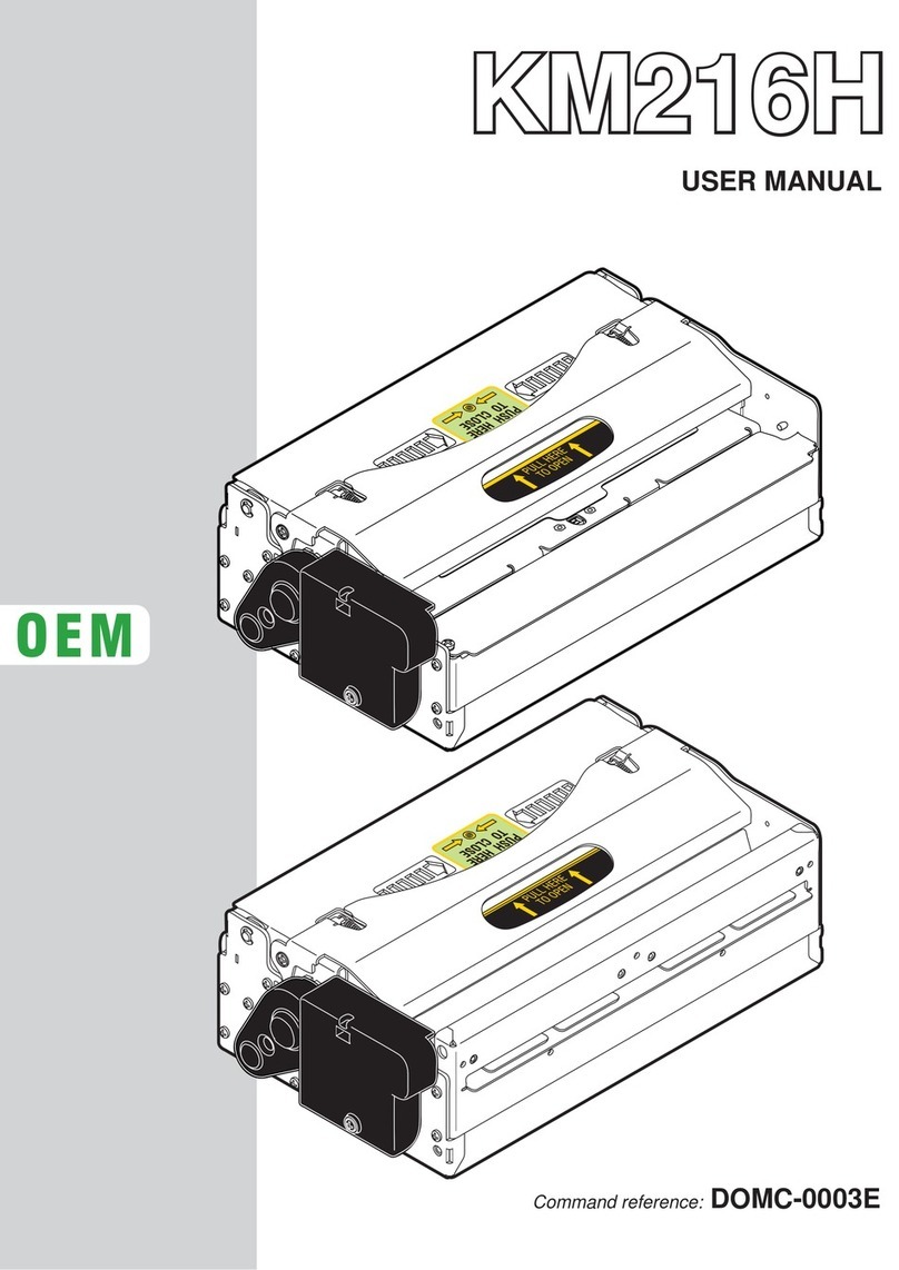 Custom Audio Electronics KM216H user manual