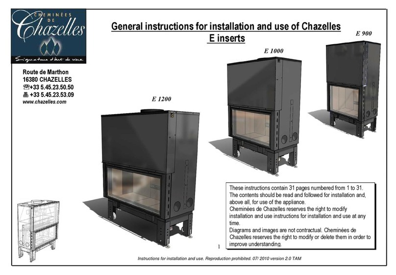 chazelles e1200 Instruction manual