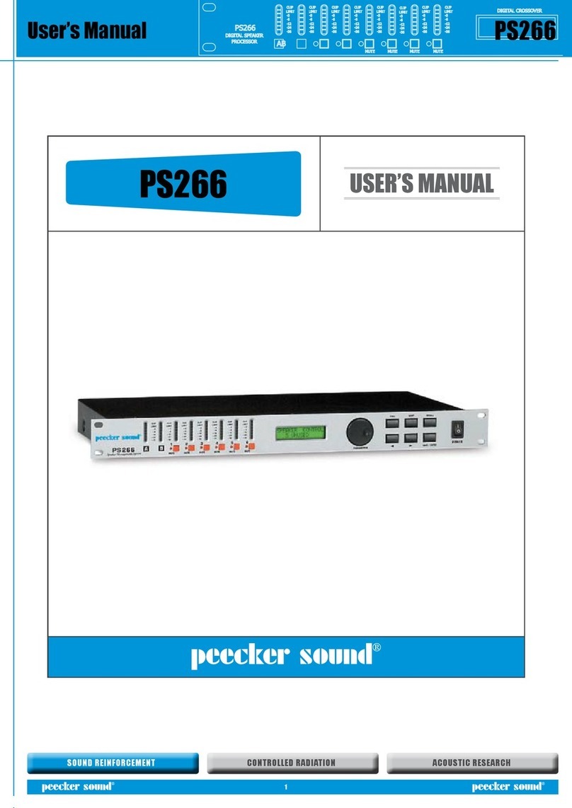 Peecker Sound PS266 user manual