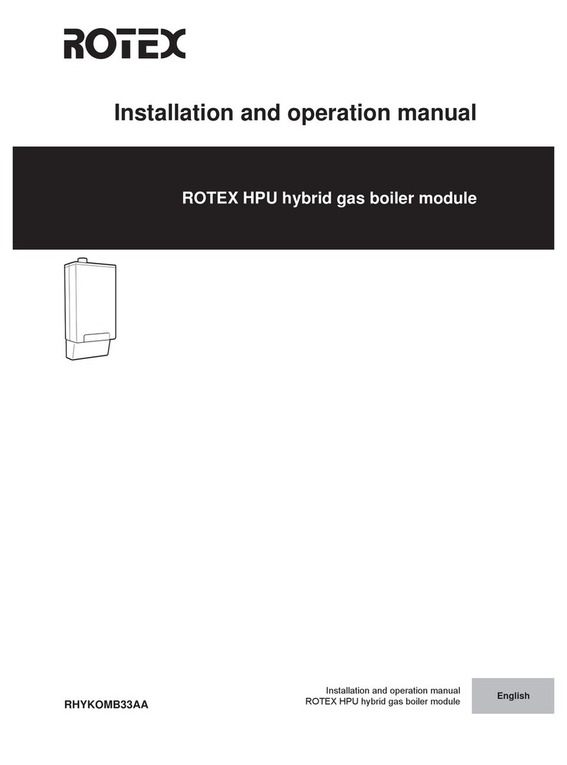 Rotex RHYKOMB33AA Installation and operation manual