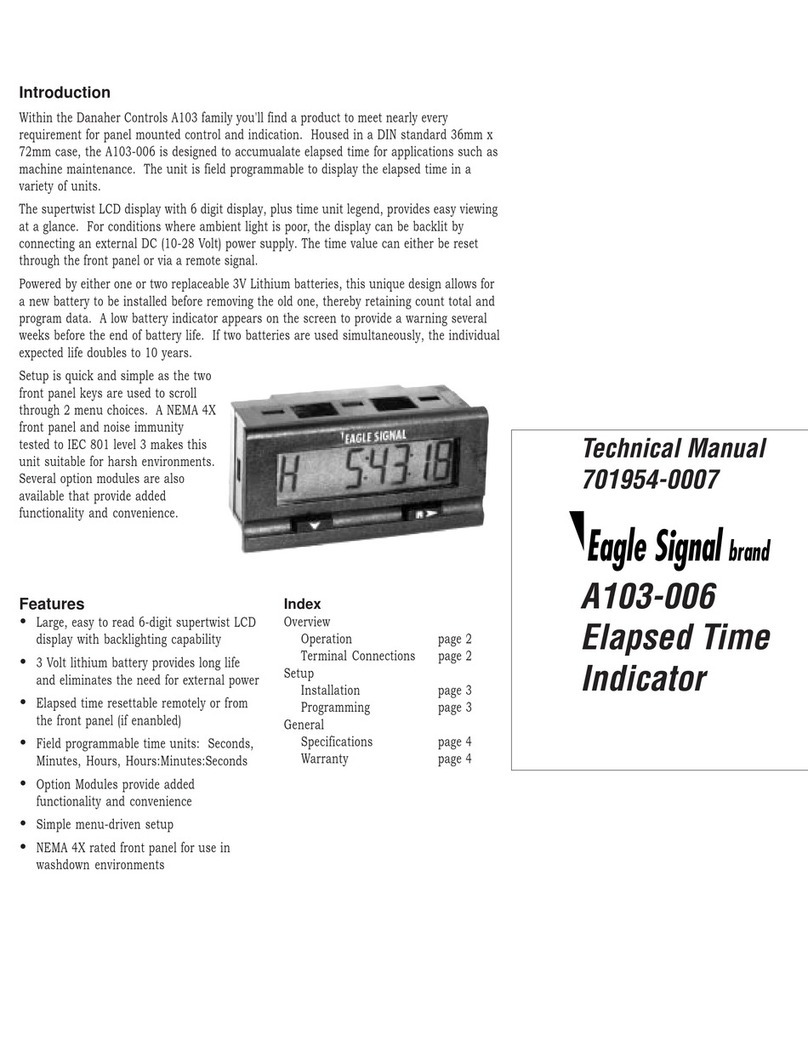 Eagle Signal A103-006 Technical manual