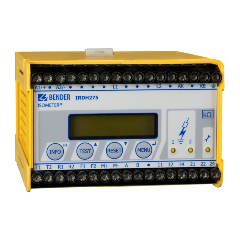 Bender A-ISOMETER IRDH275 User manual