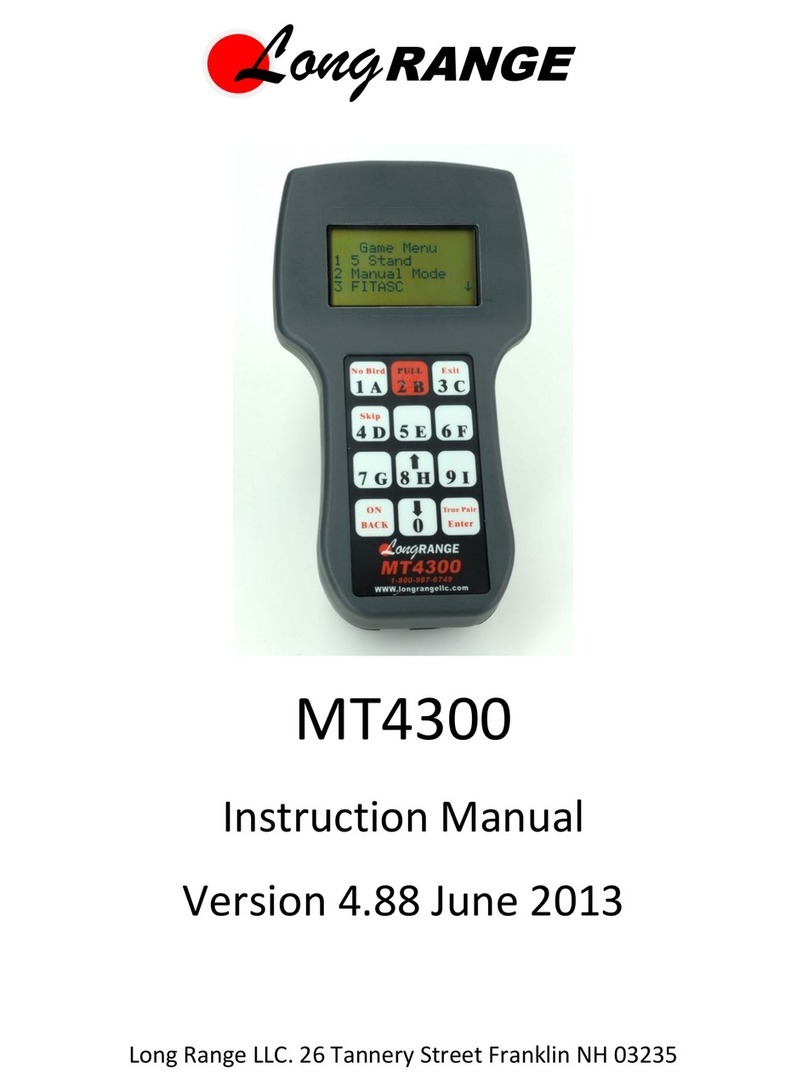 Long range MT4300 instruction manual
