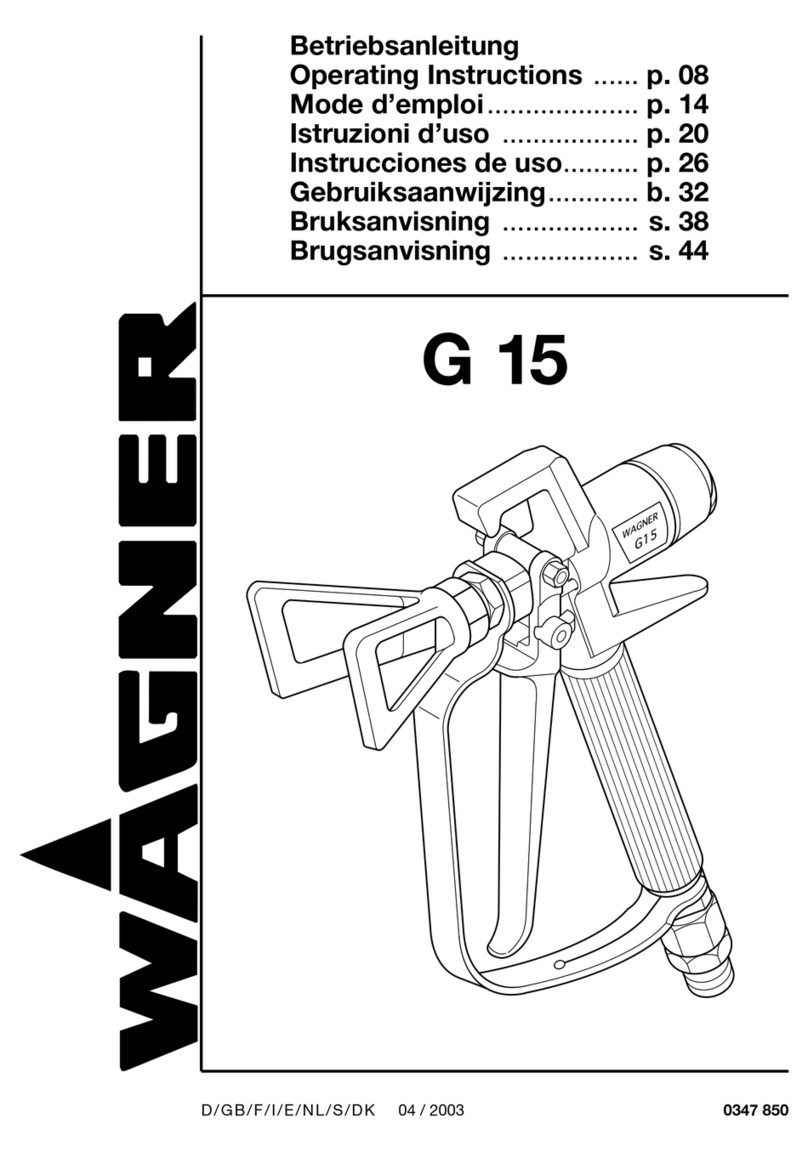 WAGNER G 15 operating instructions