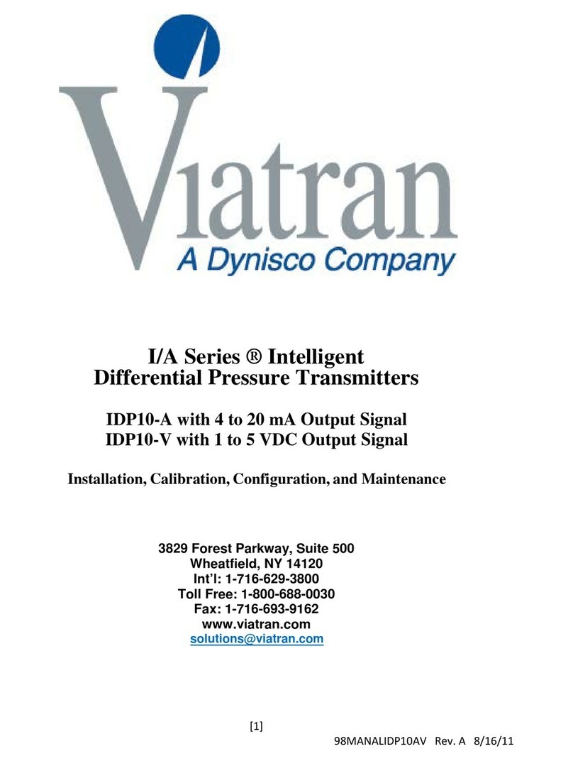 Viatran IDP10-A Use and care manual