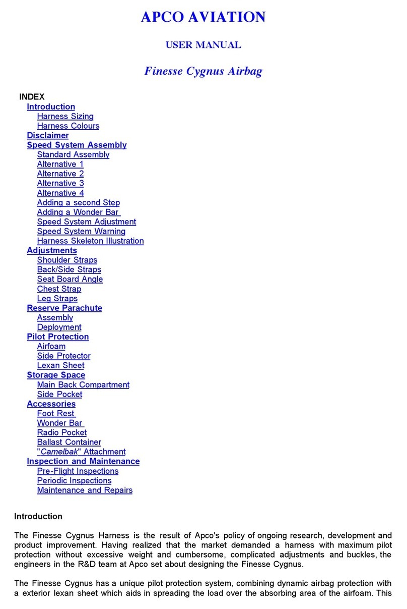 APCO Aviation Finesse Cygnus user manual