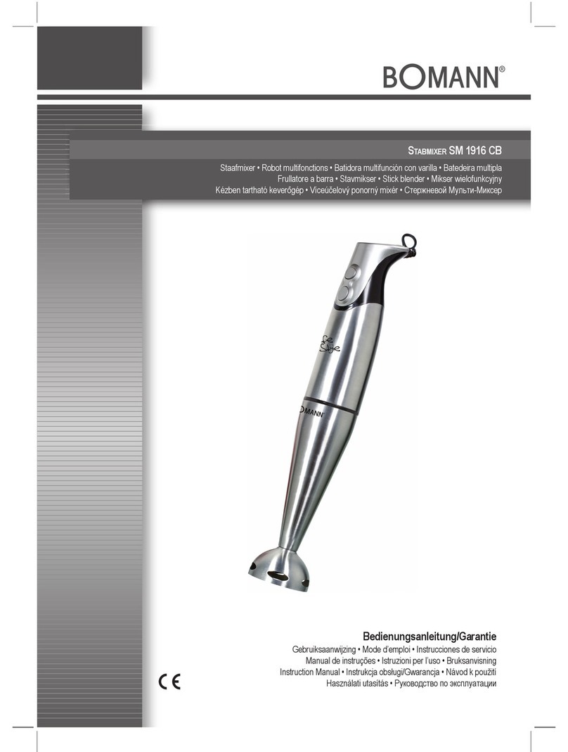 BOMANN SM-1916-CB instruction manual