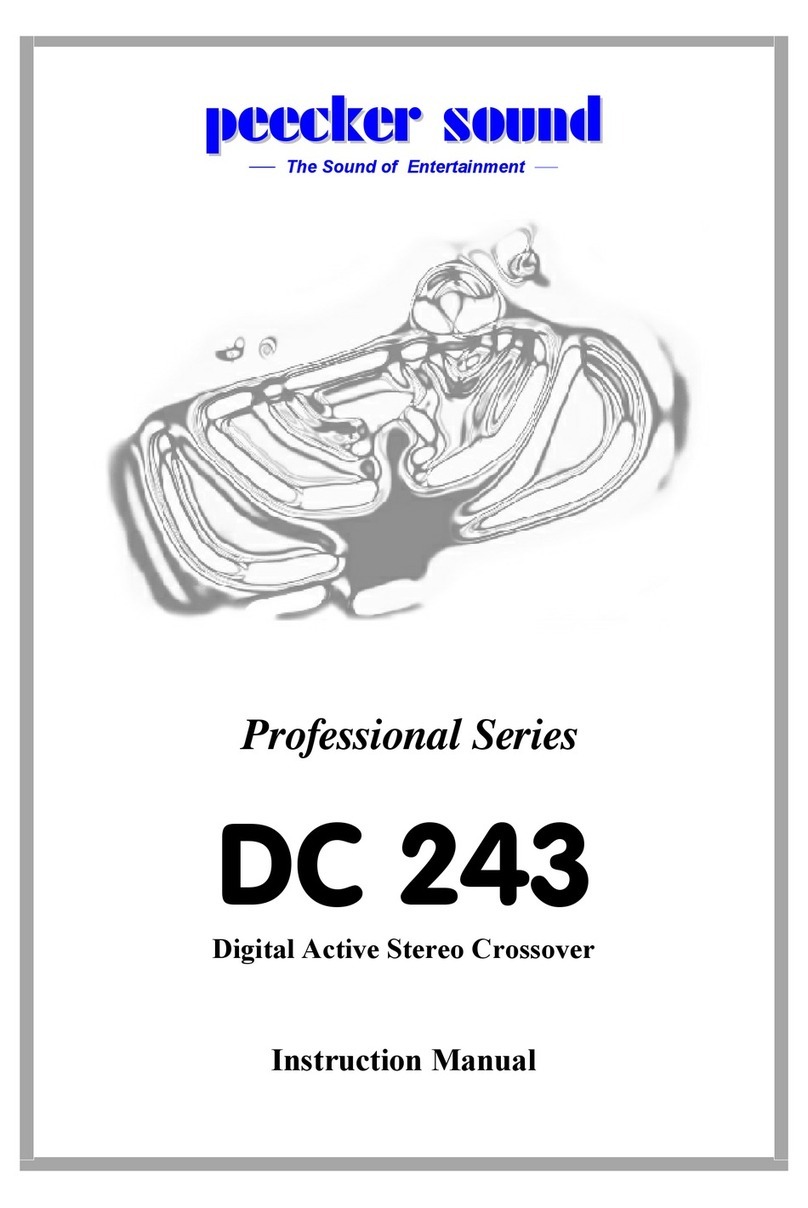 Peckeer Sound DC 243 User manual