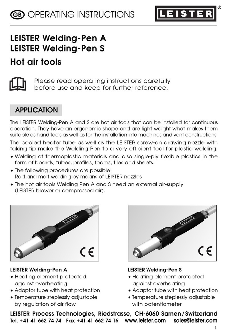 Leister Welding-Pen A User manual