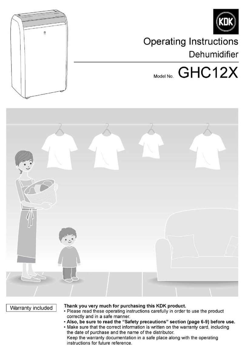 KDK GHC12X User manual