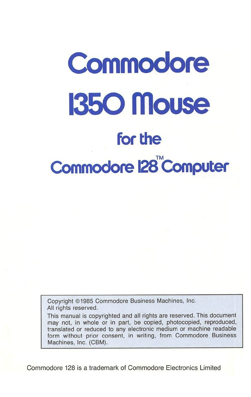 Commodore I35O User manual