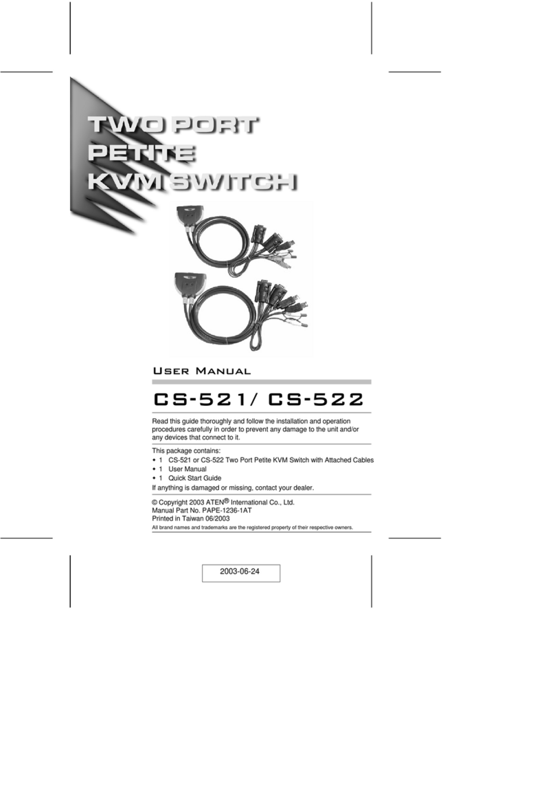 ATEN cs-521 User manual