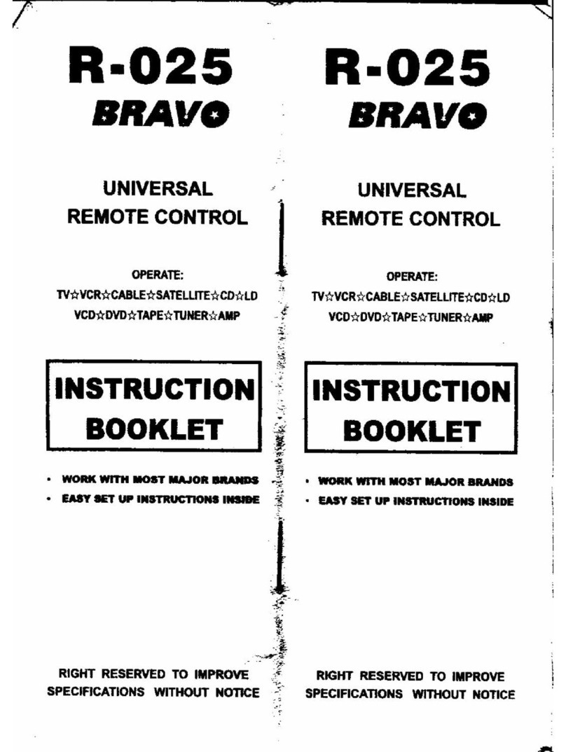 Bravo R-025 User manual