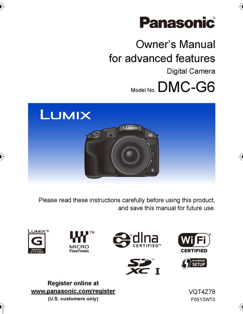Panasonic Lumix DMC-G6 User manual