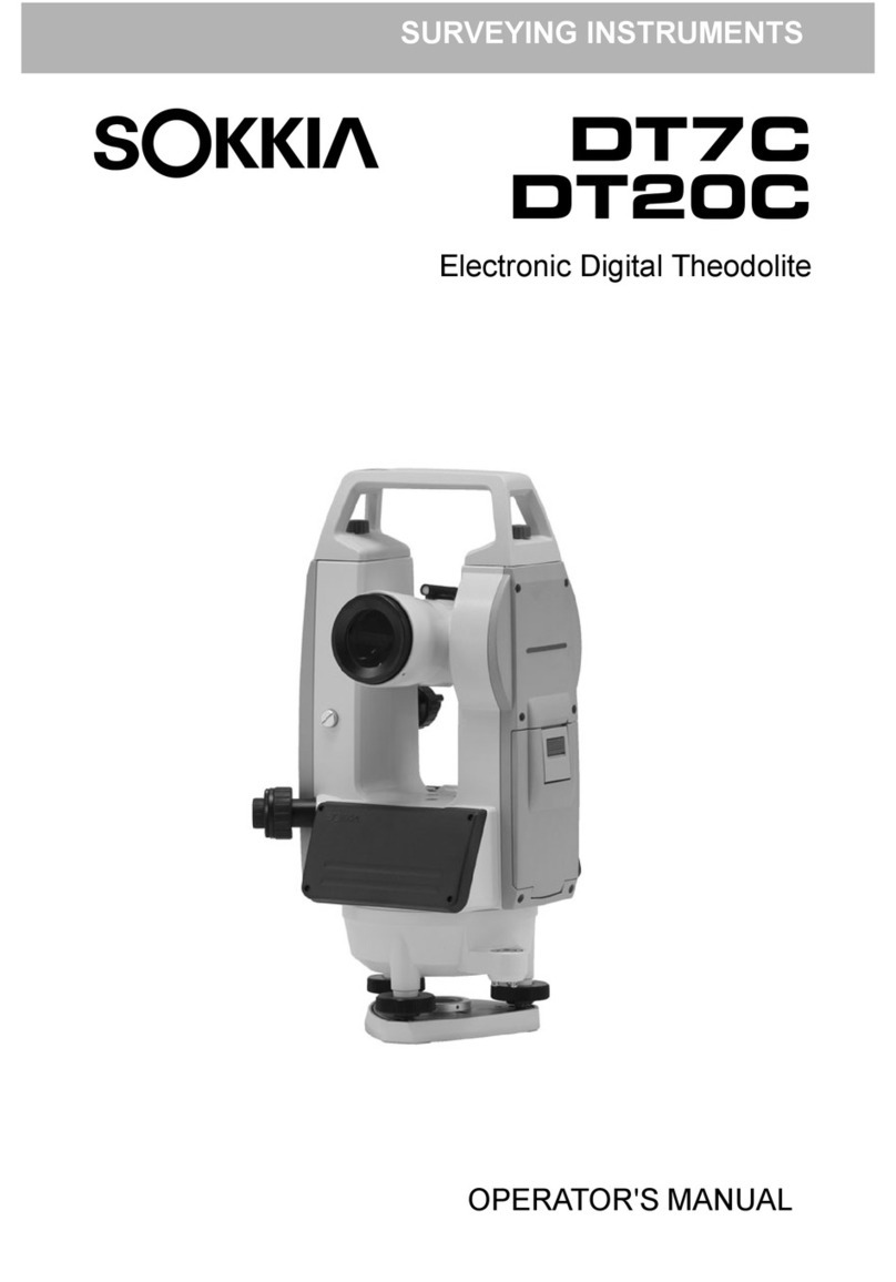 Sokkia DT7C Operator's manual