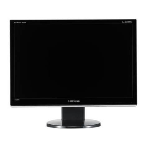 Samsung 2493HM - SyncMaster - 24" LCD Monitor User manual