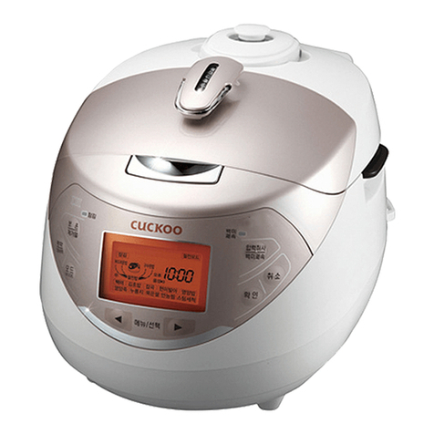 Cuckoo CRP-HP06 Fuzzy Series User manual