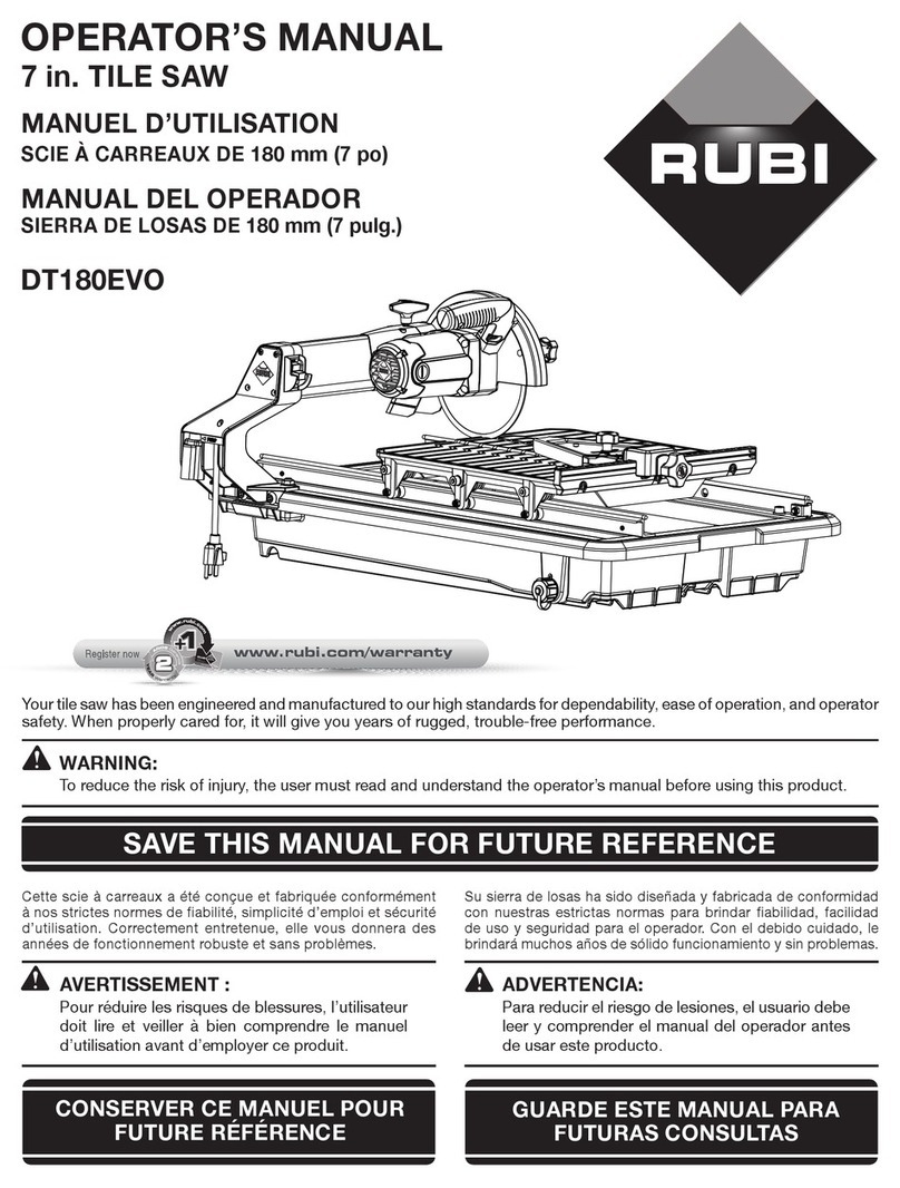 Rubi DT180EVO User manual