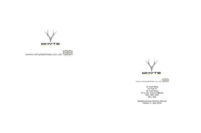 Whyte 801 User manual