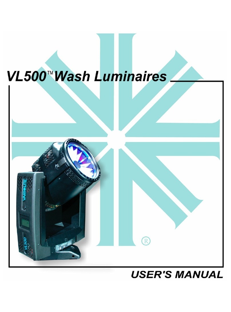 Genlyte VL500 user manual