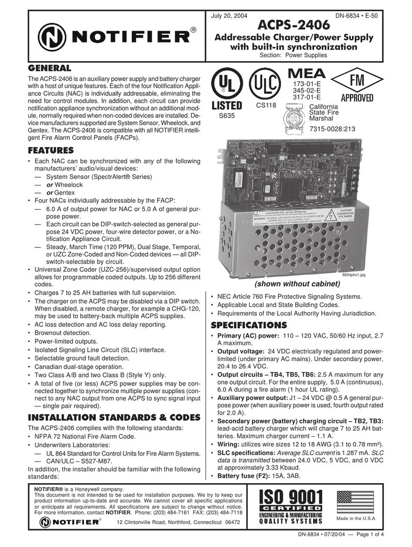 Notifier ACPS-2406 user manual