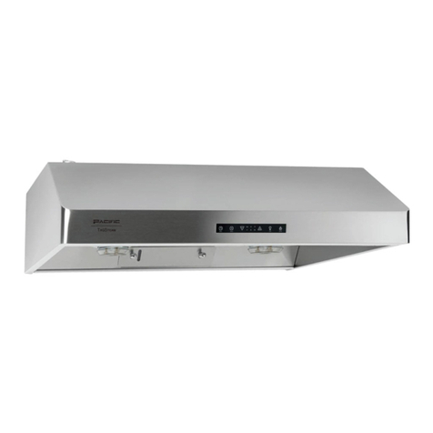 Pacific SC8830S Use, care and installation guide