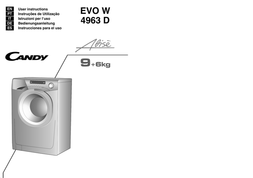 Candy EVO W 4963 D User manual