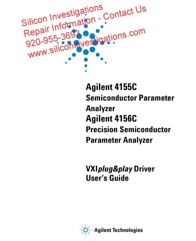 Agilent Technologies 4155C User manual