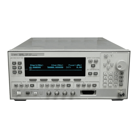 Agilent Technologies 83620B User manual Agilent Technologies 83620B User manual