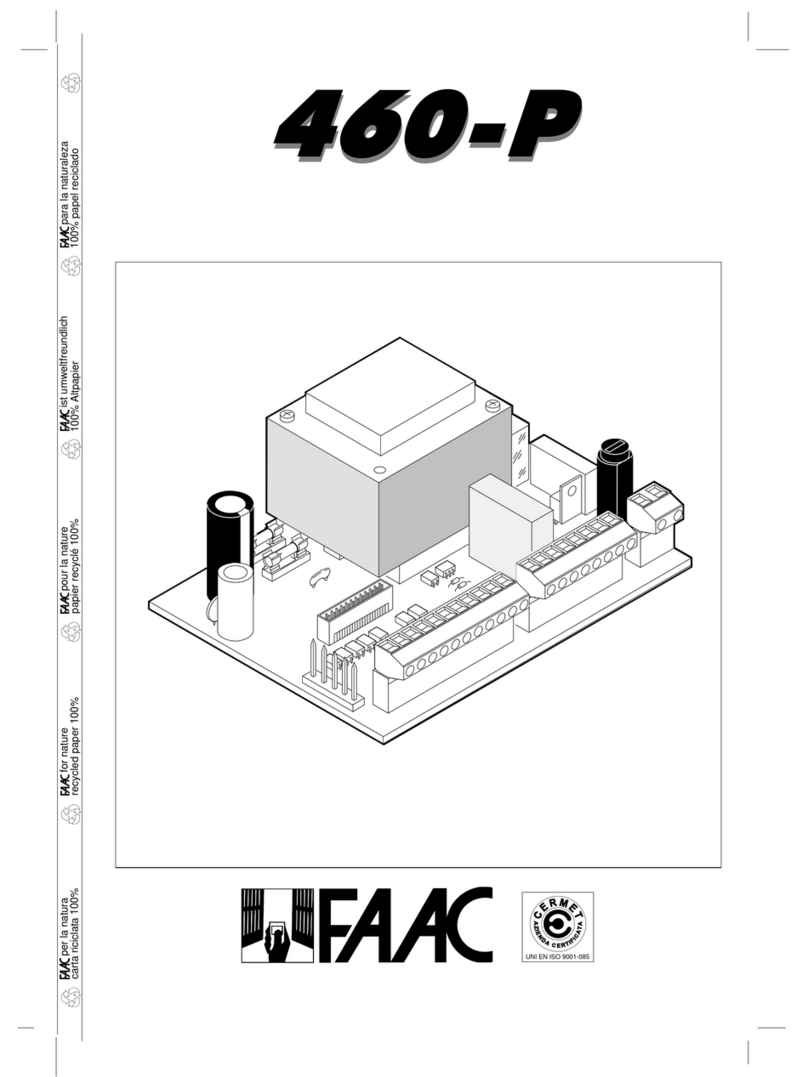 FAAC 460-P manual