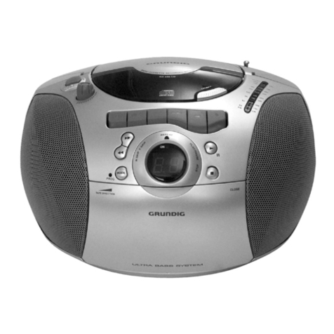 Grundig RR 440 CD User manual Grundig RR 440 CD User manual