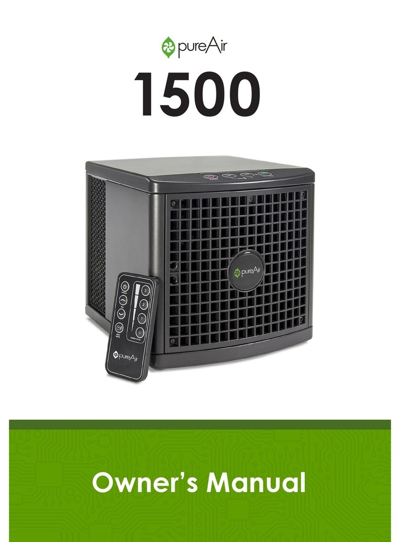 PureAire 1500 owner's manual