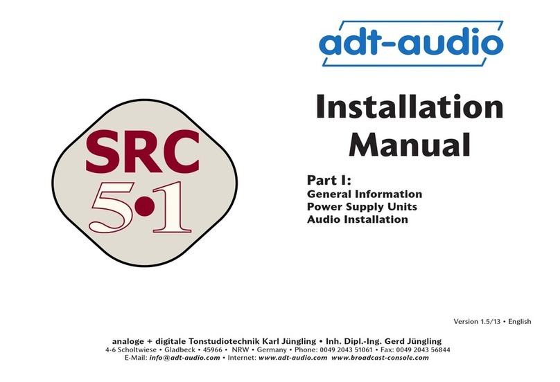 adt-audio SRC 51 installation manual